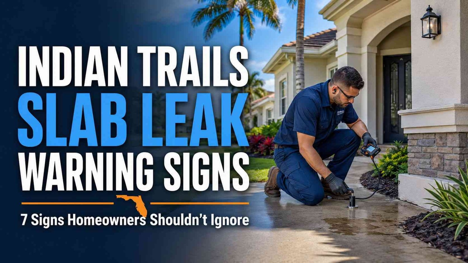 Indian Trails Slab Leaking Signs